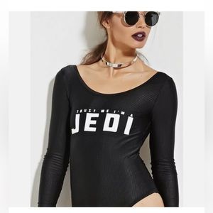 Disney Stars Wars Trust Me I'm a Jedi Rib Bodysuit